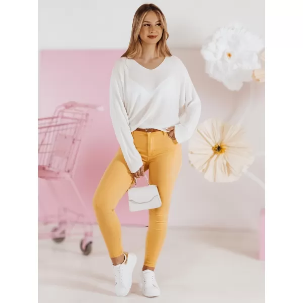  Dámske nohavice DSTREET CLARET UY2454 JANTÁROVÁ 