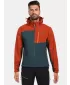 Pánska bunda so softshell KILPI ONTAVIO-M YM0111KI TMAVO ZELENÝ
