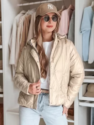 Dámska bunda DSTREET MARISSIA TY4851 BÉŽOVÁ