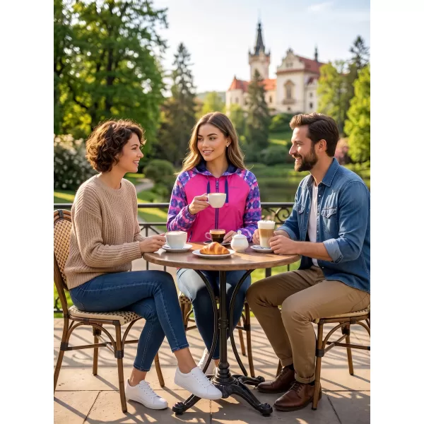  Dámska bunda ALTISPORT EDRIA RUŽOVÁ 