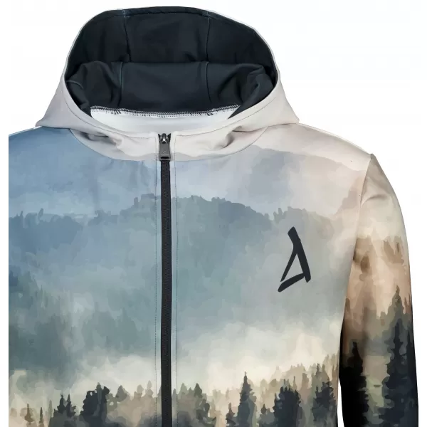  Pánska prémiová funkčná mikina na zips ALTISPORT VOJ/ALM030MI02 LES/ZELEŇ 