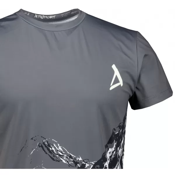  Pánske prémiové plus funkčné tričko ALTISPORT VOJ/ALM059TR02 SIVÁ 