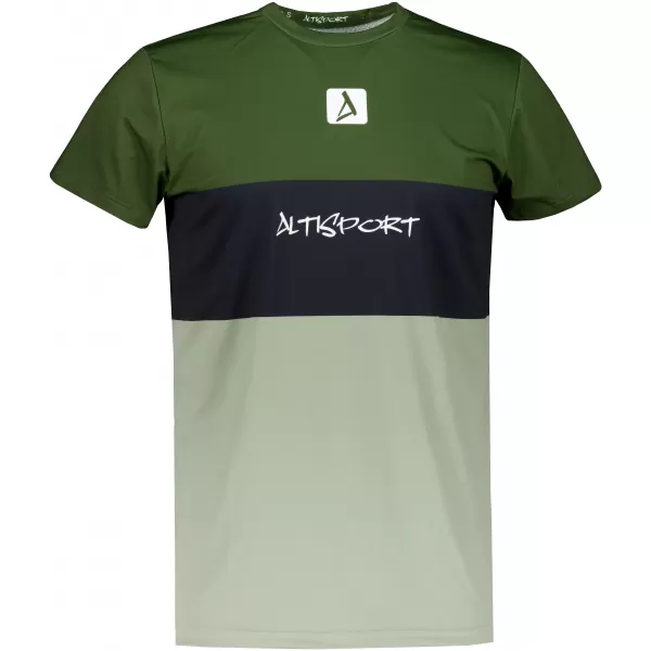  Pánske prémiové plus funkčné tričko ALTISPORT VOJ/ALM051TR02 KAKI 