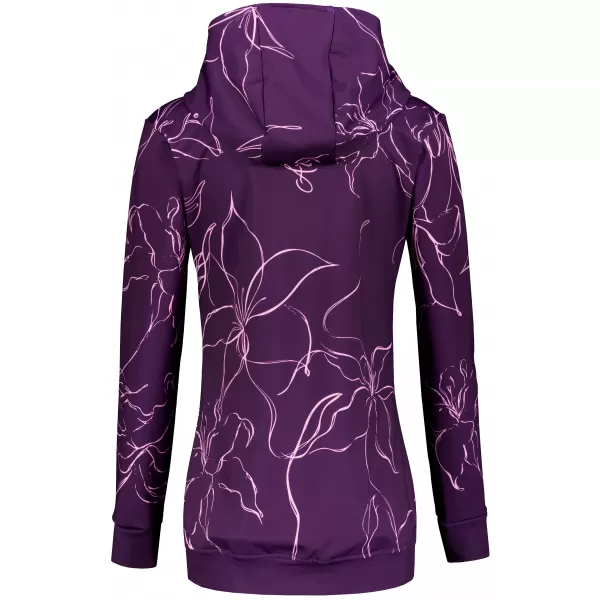  Dámska prémiová funkčná mikina na zips ALTISPORT VOJ/ALW100MI02 FUCHSIOVÁ 