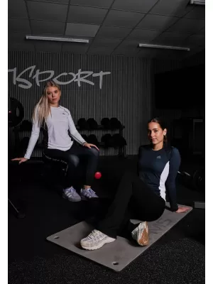 Dámske prémiové funkčné tričko s dlhým rukávom ALTISPORT VOJ/ALW078TR03 BIELA