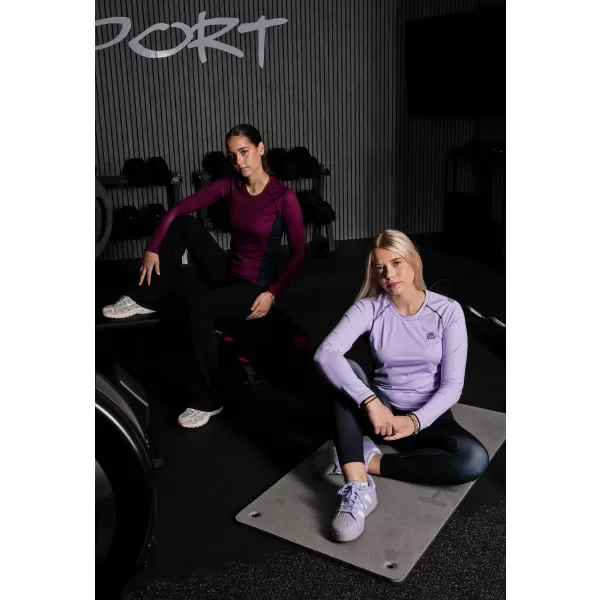  Dámske prémiové funkčné tričko s dlhým rukávom ALTISPORT VOJ/ALW078TR03 ORGOVÁN 