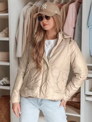 Dámska bunda DSTREET MARISSIA TY4851 BÉŽOVÁ