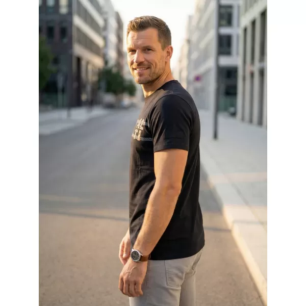  Pánske tričko ALTISPORT EBEN ČIERNA 