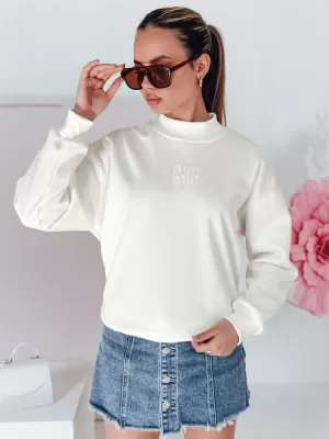 Dámska mikina DSTREET LOVASON BY1421 BIELY