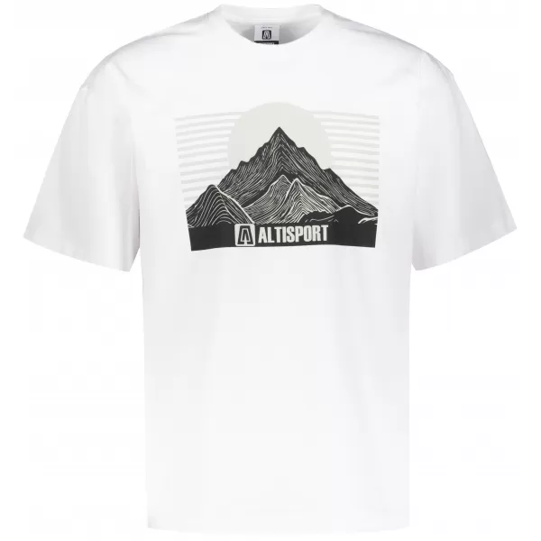 Pánske tričko ALTISPORT ALM188812 BIELA 