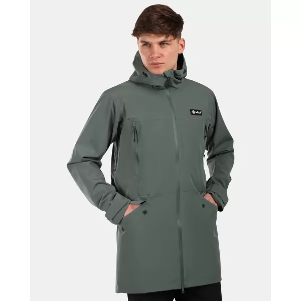  Mužský kabát KILPI AYRA-M YM0130KI KHAKI 