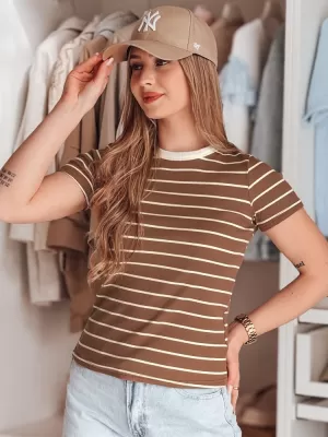 Dámska blúzka DSTREET LINESS RY2810 KARAMEL