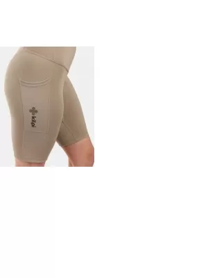 Dámske krátke legíny KILPI ARTEMI-W YL0426KI KAKI