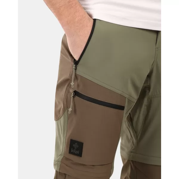  Odnímateľné nohavice KILPI HOSIO-M YM0403KI KHAKI 