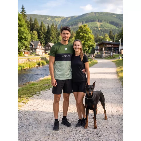  Pánske prémiové plus funkčné tričko ALTISPORT VOJ/ALM051TR02 KAKI 
