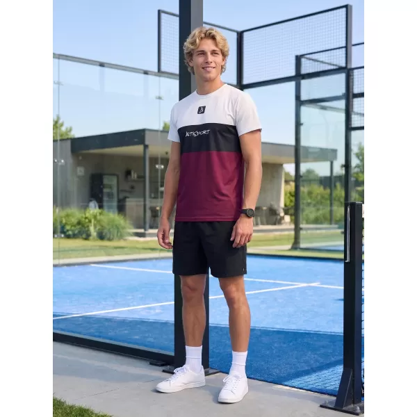  Pánske prémiové plus funkčné tričko ALTISPORT VOJ/ALM051TR02 BORDOVÁ 