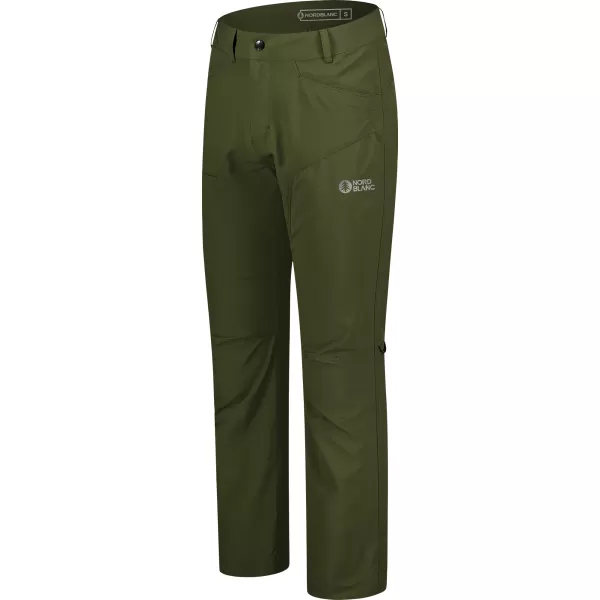  Pánske outdoorové nohavice NORDBLANC GORGE NBSPM8205 ZELENÁ 