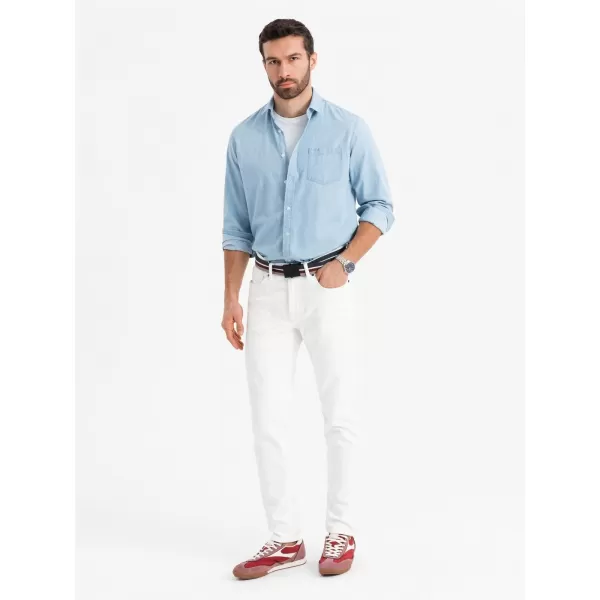  Pánska košeľa OMBRE OM-SHDS-0181 SVETLOMODRÁ 