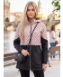 Dámska bunda KIXMI UNNI ĽAHKÁ BÉŽOVÁ/ČIERNA