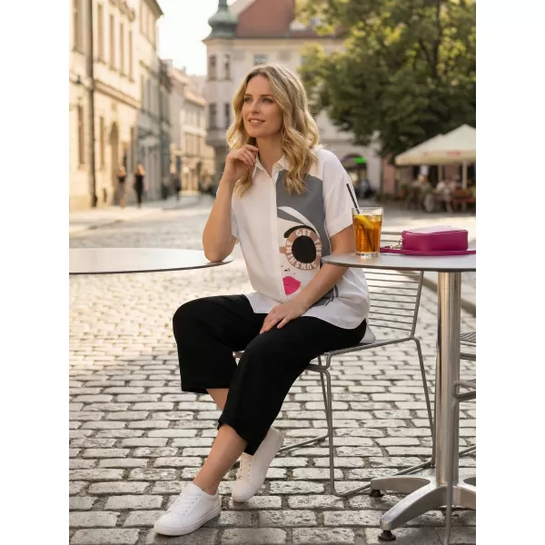  Dámska košeľa KIXMI ULU BIELA 