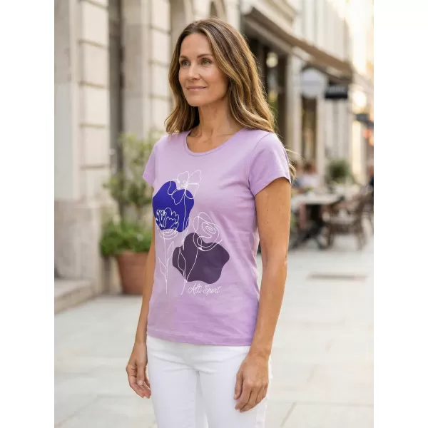  Dámske tričko ALTISPORT ALW189122 ORCHIDEA 
