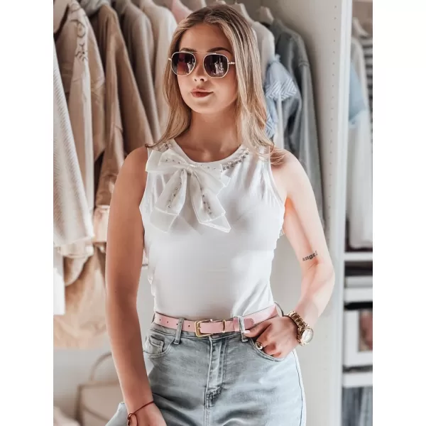  Dámske tielko DSTREET PERBOW RY2732 BIELA 