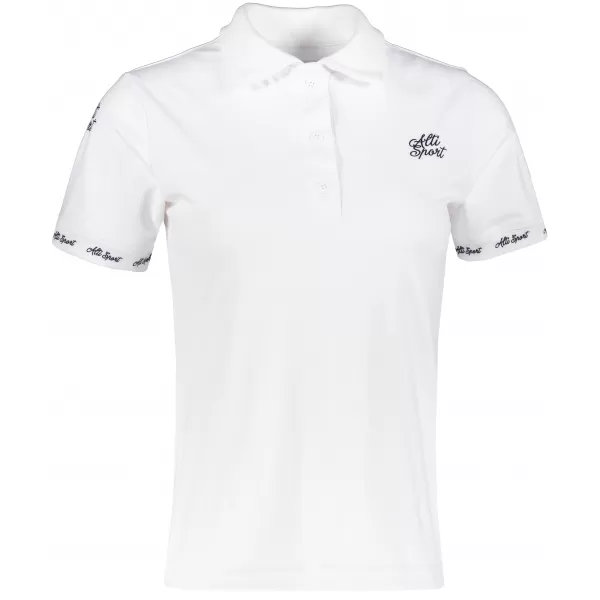  Dámske funkčné tričko s prémiovým golierom ALTISPORT VOJ/ALW000TR05 BIELA 