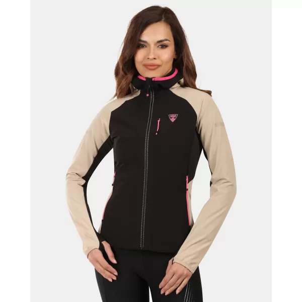  Dámska bunda softshell KILPI BALEO-W YL0125KI BÉŽOVÝ 