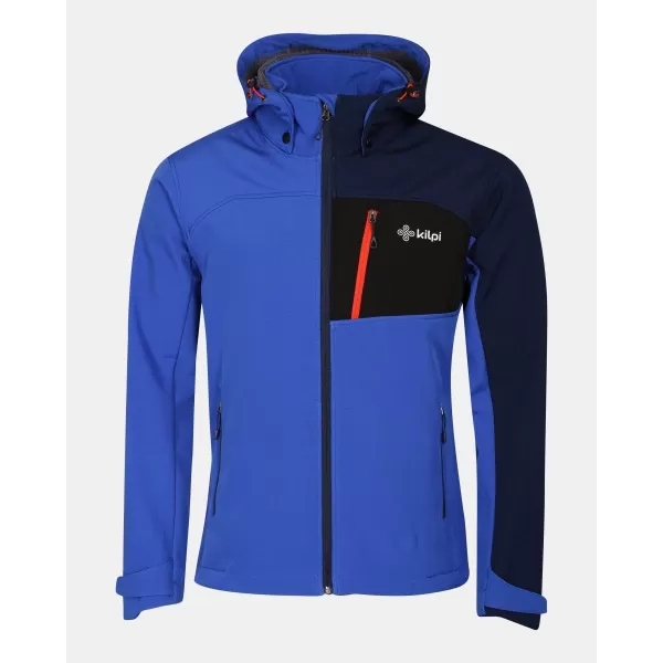  Pánska bunda so softshell KILPI ONTAVIO-M YMX111KI MODRÝ 