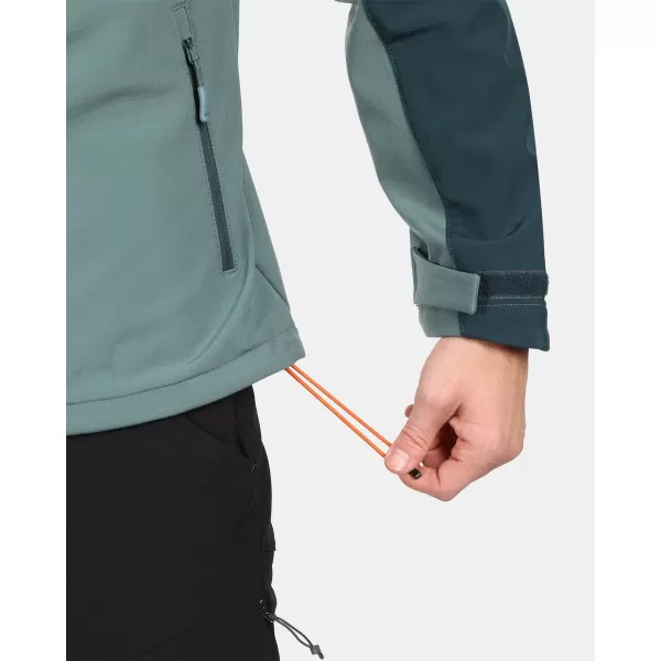  Pánska bunda so softshell KILPI ONTAVIO-M YM0111KI KHAKI 