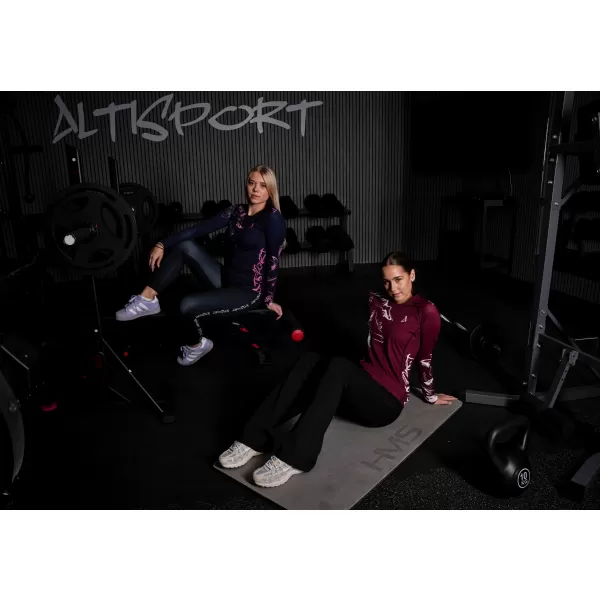  Dámske prémiové funkčné tričko s dlhým rukávom ALTISPORT VOJ/ALW064TR03 RUDA 