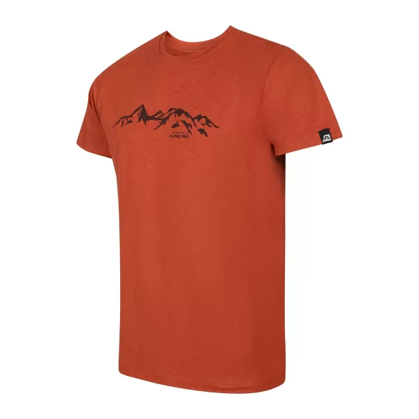  Tričko ALPINE PRO GORAF 2 ČERVENÝ 