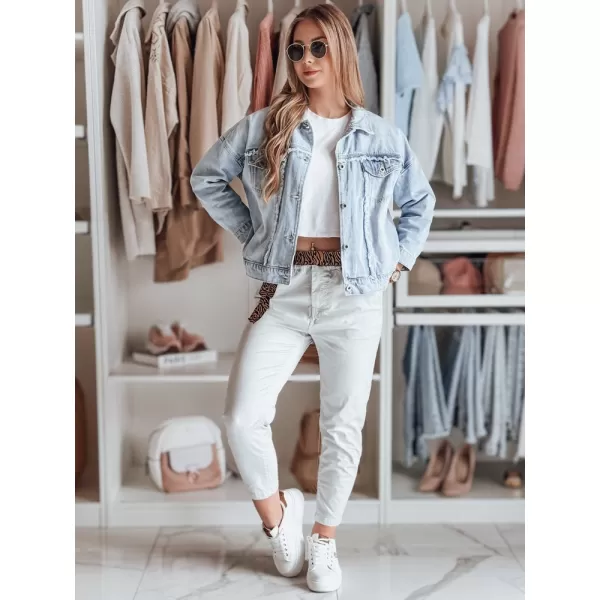  Dámske nohavice DSTREET MADELINA UY2625 SVETLO ŠEDÁ 