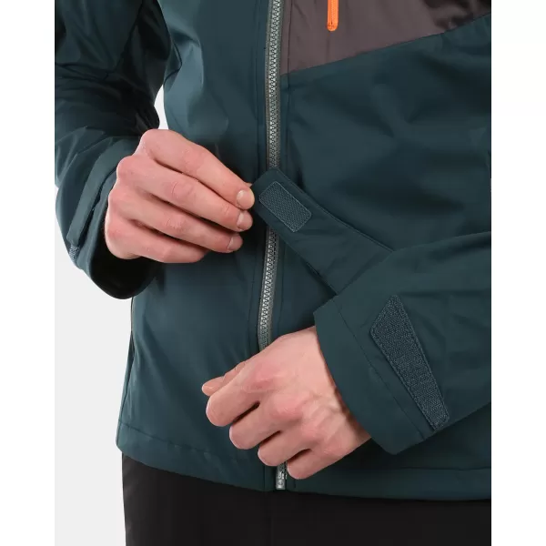  Pánska bunda so softshell KILPI BELTRA-M YM0110KI TMAVO ZELENÝ 