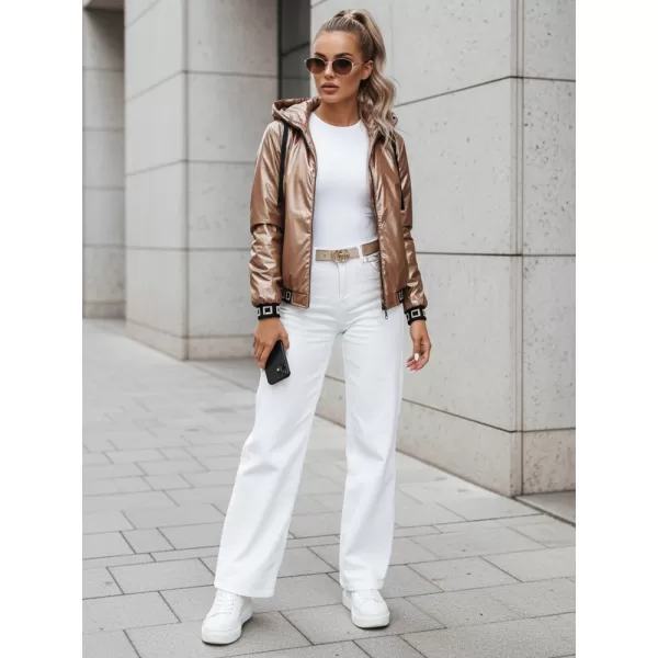  Dámska bunda DSTREET BOMBESS TY4913 BÉŽOVÁ 