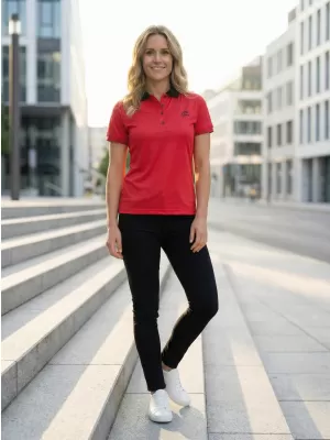 Dámske funkčné tričko s prémiovým golierom ALTISPORT VOJ/ALW000TR05 ČERVENÁ