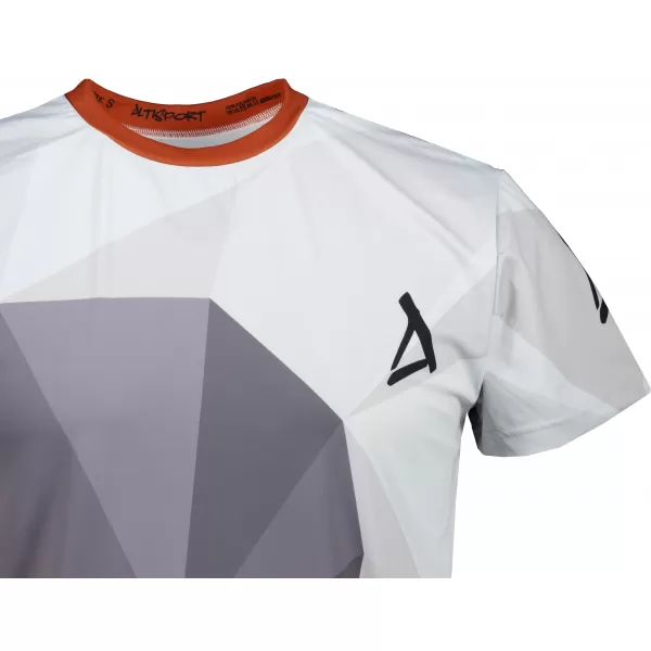  Pánske prémiové plus funkčné tričko ALTISPORT VOJ/ALM007TR02 ORANŽOVÁ/ŠEDÁ 