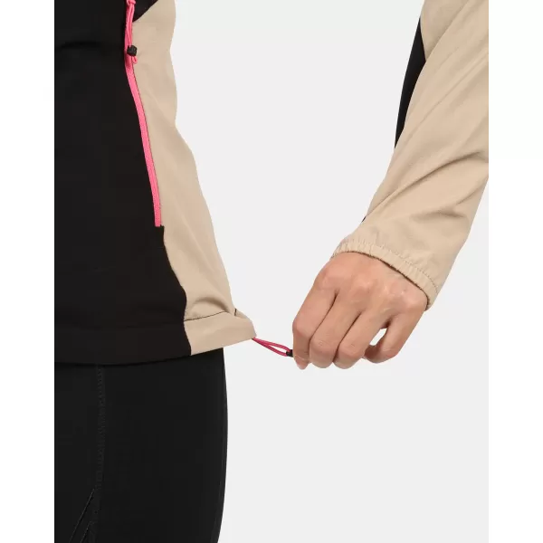  Dámska bunda softshell KILPI BALEO-W YL0125KI BÉŽOVÝ 
