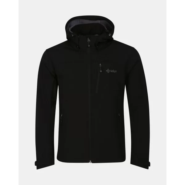  Pánska bunda so softshell KILPI ONTAVIO-M YM0111KI ČIERNY 