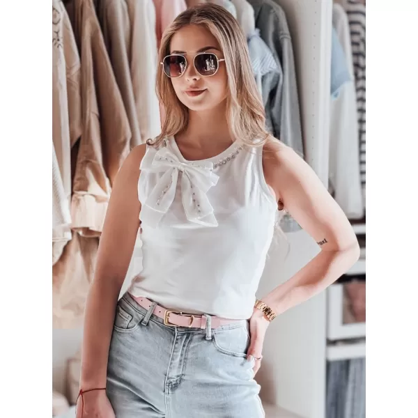  Dámske tielko DSTREET PERBOW RY2732 BIELA 