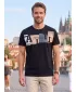 Pánske tričko ALTISPORT EDWARD ČIERNA