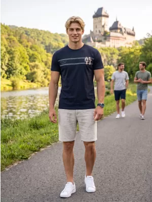 Pánske tričko ALTISPORT EBEN ČIERNA