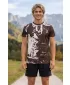 Pánske prémiové plus funkčné tričko ALTISPORT VOJ/ALM057TR02 HNEDÁ