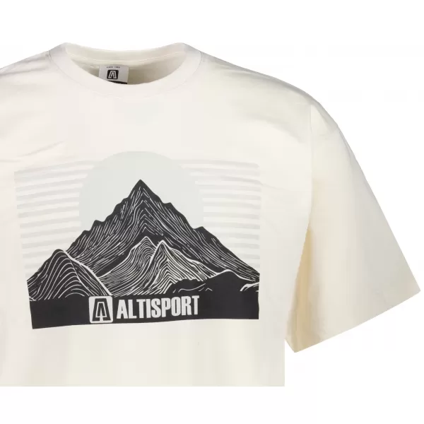  Pánske tričko ALTISPORT ALM188812 MANDĽOVÝ 