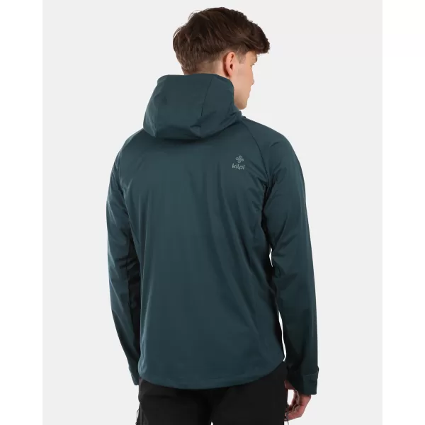  Pánska bunda so softshell KILPI BELTRA-M YM0110KI TMAVO ZELENÝ 