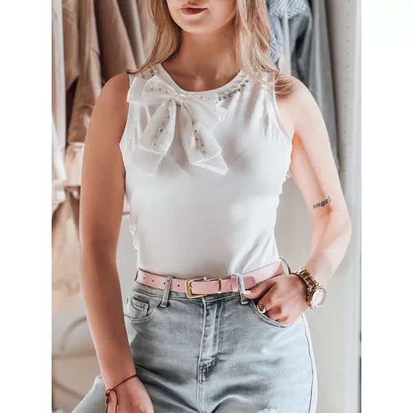  Dámske tielko DSTREET PERBOW RY2732 BIELA 