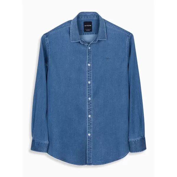  Tričko OMBRE OM-SHDS-0180 MODRÝ 