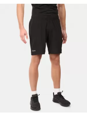 Pánske fitness šortky KILPI BRAY-M YM0427KI ČIERNA