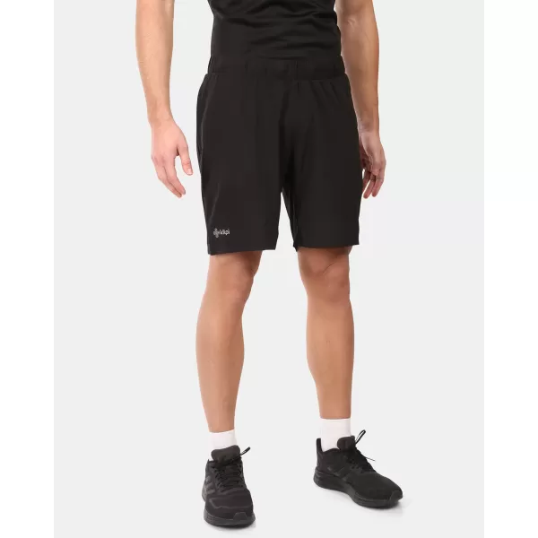  Pánske fitness šortky KILPI BRAY-M YM0427KI ČIERNA 