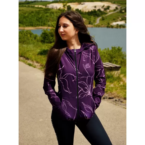  Dámska prémiová funkčná mikina na zips ALTISPORT VOJ/ALW100MI02 FUCHSIOVÁ 